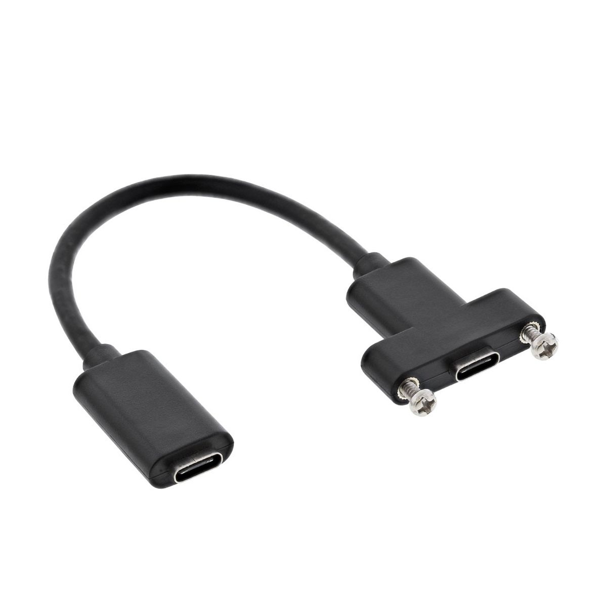 USB Type-C™ câble rack mount, femelle vers femelle, 5Gbps, 20cm